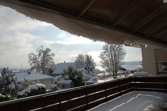Rimozione della neve sui balconi: assistenza